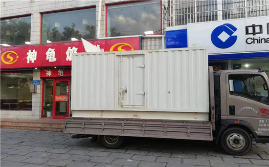 杨林街道出租发电机施工案例